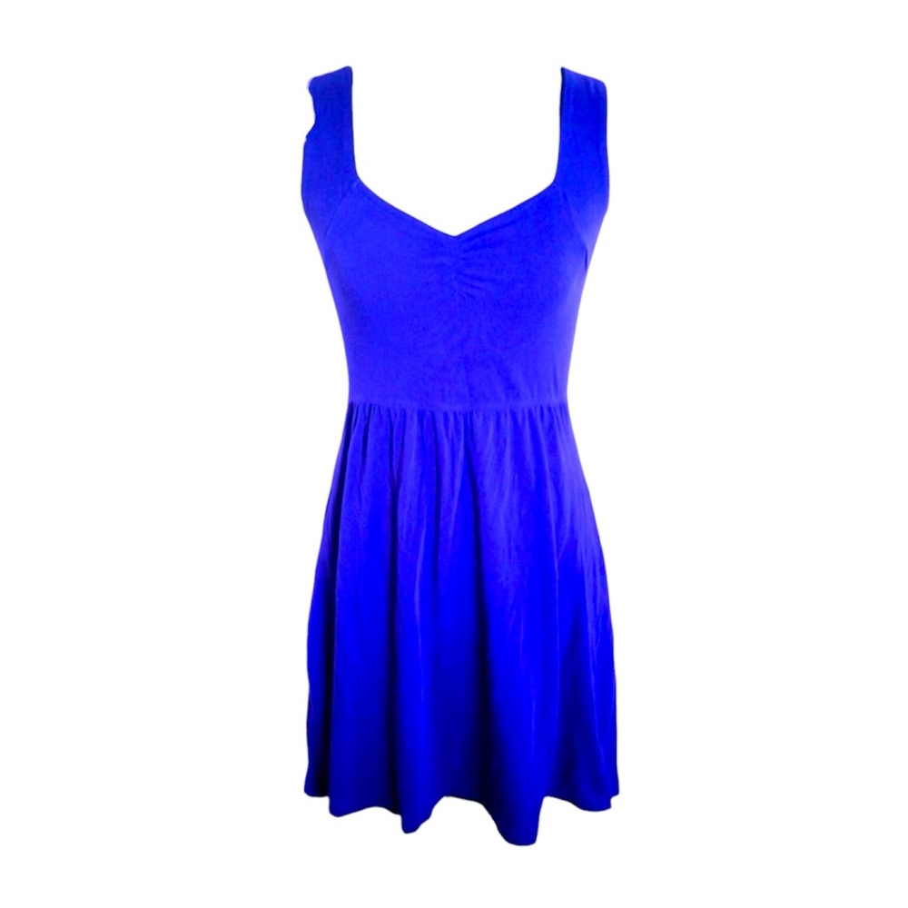 FOREVER 21 Blue openback Midi dress sz Jrs M